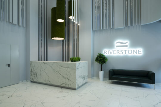 Рецепция ЖК RiverStone. Киев, Украина