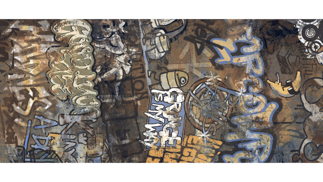City Plaster: Graffiti Multicolor