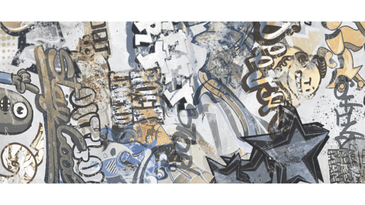 City Plaster: Graffiti White