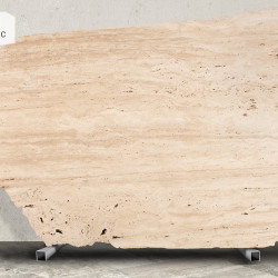 Ivory Travertine VC Unfilled Honed 1С