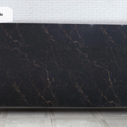 KS301 Black Gold Marble