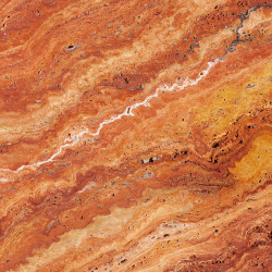 Orange Travertine незаповнений шліфований