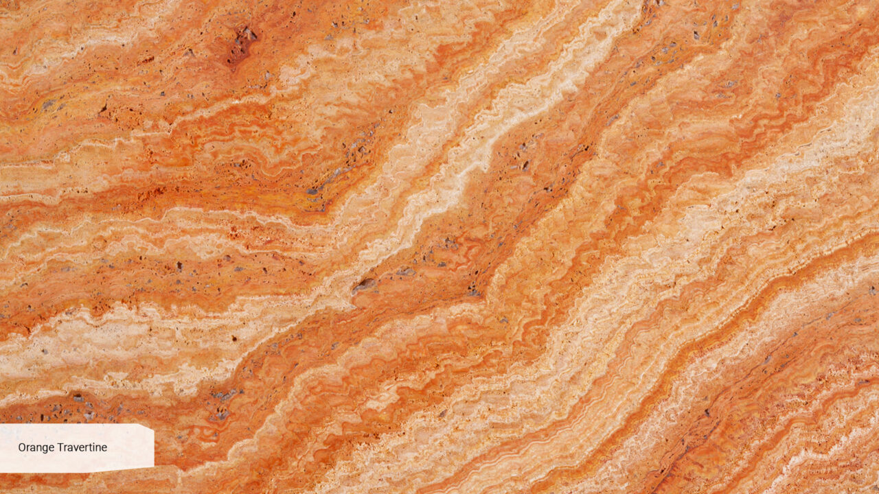Orange Travertine незаповнений шкіра