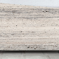 Silver Travertine незаповнений шліфований